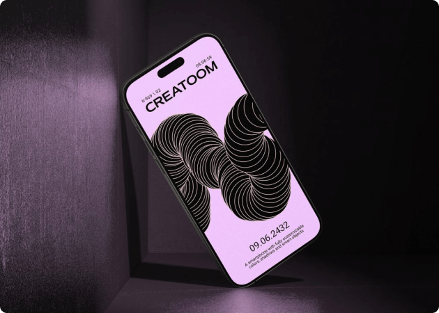 Diseño de pantalla moderna de interfaz para iPhone